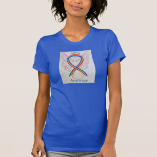 T-shirt LGBTQ Sensibilisation Rainbow Ribbon Angel Custom