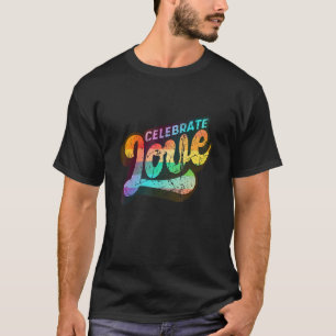 T-shirt Lgbtq+ Support Celebrate Love Vintage Edition
