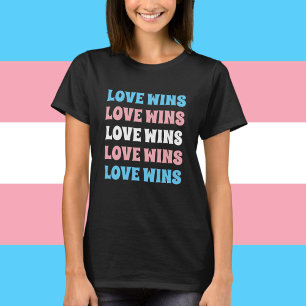 T-shirt LGBTQ Transgender Pride Texte répété personnalisé