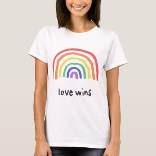 T-shirt LGBTQA+ PRIDE [L'amour gagne]