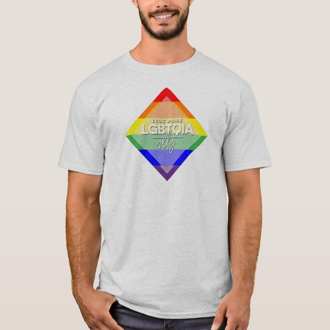 T-shirt LGBTQIA Ally Tee (hommes) (Devant)
