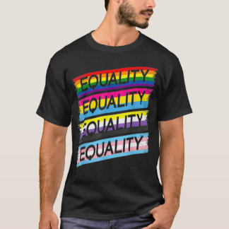 T-shirt LGBTQIA Égalité Trans Drapeau Non Binary Pan Gay P