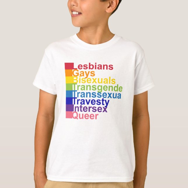 T-SHIRT LGBTTIQ (Devant)