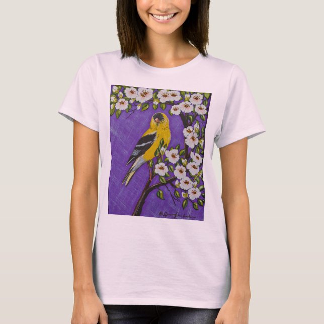 T-shirt L'goldfinch américain (Devant)
