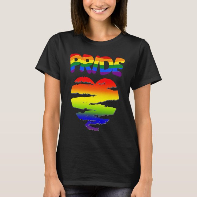 T-shirt LGTB Pride Flag  17 (Devant)