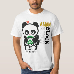 T-shirt L'habillement des hommes de valeur de Panda®