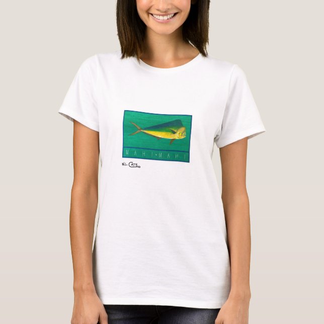 T-shirt L'habillement léger des femmes de Mahi-Mahi (Devant)