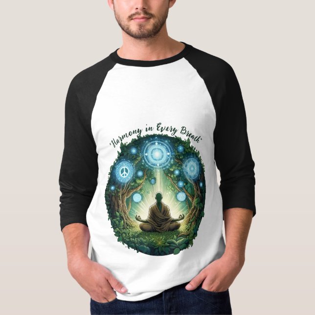 T-shirt "L'harmonie dans chaque souffle" (Devant)
