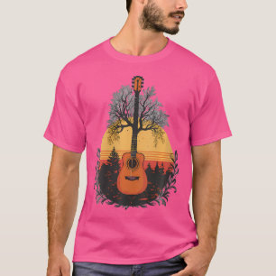 T-shirt L'Harmonie Des Femmes De La Nature Guitare Acousti