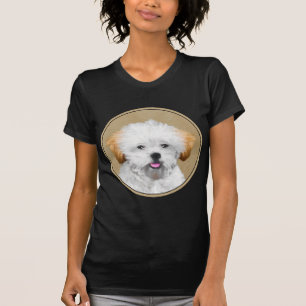 T-shirt Lhasa Apso Puppy Peinture - Cute Original Chien Ar