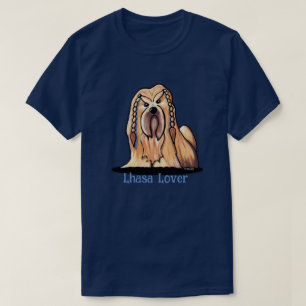 T-shirt Lhasa Apso tressé