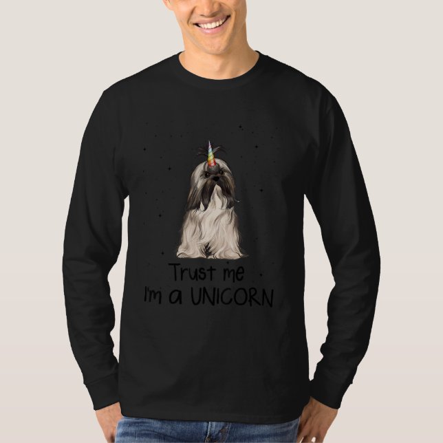 T-shirt Lhasa Apsos Faites-moi confiance Je suis un chien  (Devant)