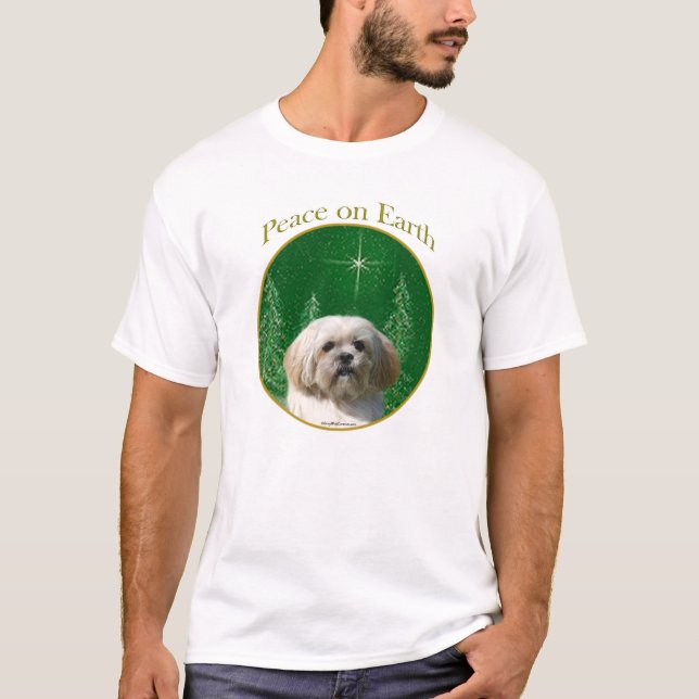 T-shirt Lhassa Apso Paix (Devant)