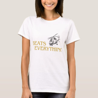 T-shirt L'hélicoptère bat tout