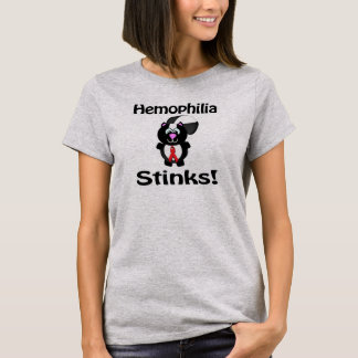 T-shirt L'hémophilie pue Conception de sensibilisation au