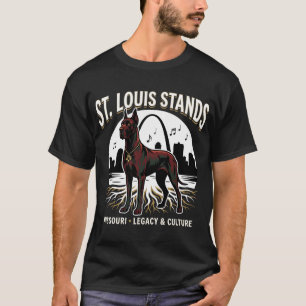 T-shirt L'héritage culturel du Grand Danois de St. Louis s