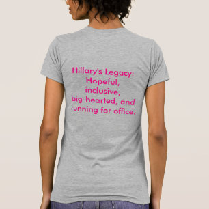 T-shirt L'héritage d'Hillary à la recherche d'un candidat