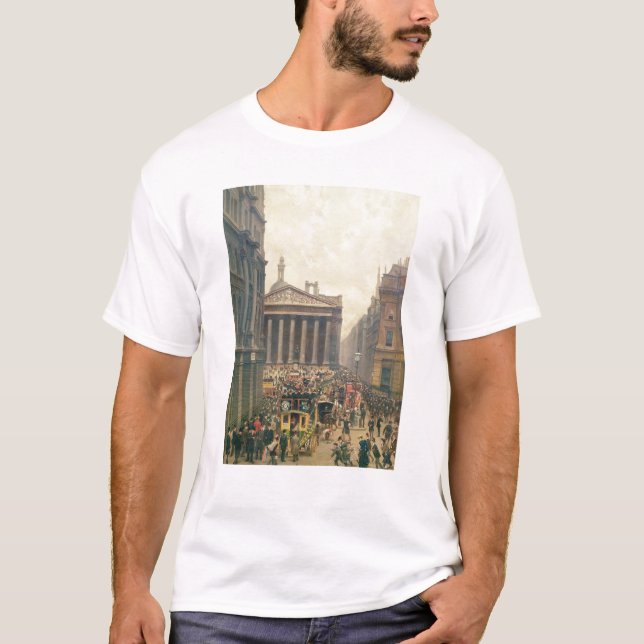 T-shirt L'heure de pointe par l'échange royal de la reine (Devant)