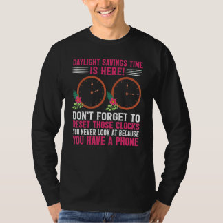 T-shirt L'heure d'été est ici amusante lumière d'été Savin