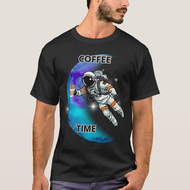 T-SHIRT L'HEURE DU CAFÉ (Devant)