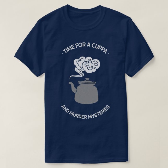 T-shirt L'heure d'un Cuppa et des Mystères du Meurtre, Mid (Design devant)