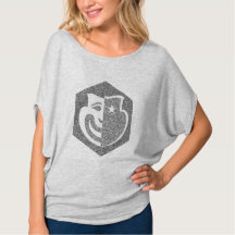 L'hexagone a gravé à l'eau-forte le dessus de logo