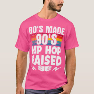 T-shirt L'Hip hop Des Années 80 Fabriqué Dans Les Années 9