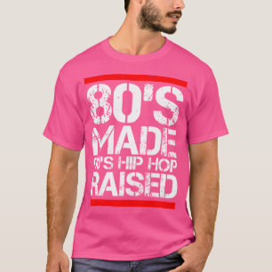 T-shirt L'Hip hop Des Années 80 Fabriqué Dans Les Années 9