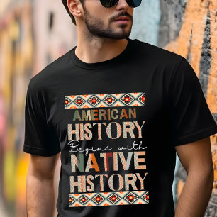 T-shirt L'histoire américaine commence avec l'histoire aut