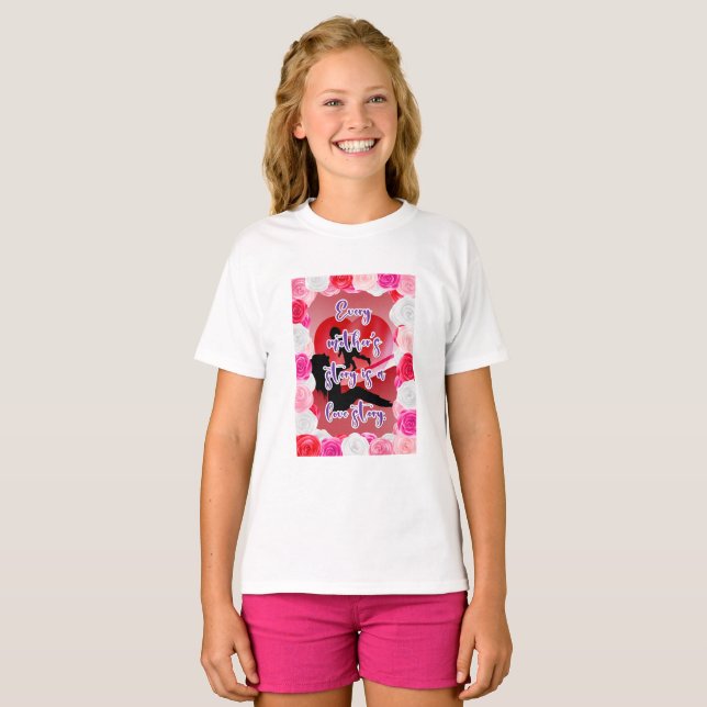 T-shirt L'histoire d'amour d'une mère (Devant entier)