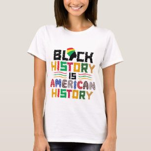 T-shirt L'histoire des Noirs est l'histoire de l'Amérique