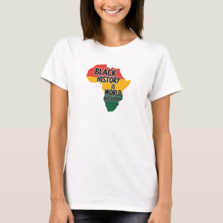 T-SHIRT L'HISTOIRE DES NOIRS EST L'HISTOIRE DU MONDE