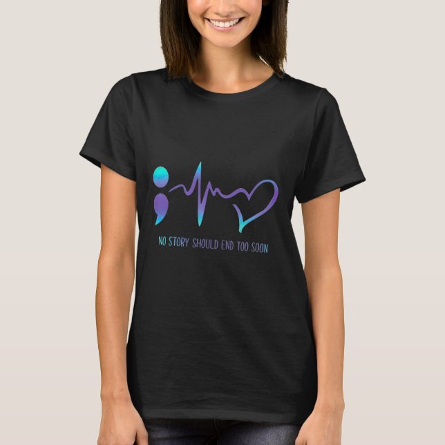 T-shirt L'Histoire Devrait Se Terminer Trop Tôt Sensibilis (Devant)