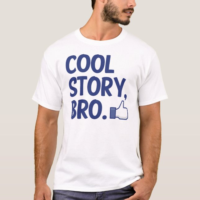 T-SHIRT L'HISTOIRE FRAÎCHE BRO MANIE MALADROITEMENT ! (Devant)