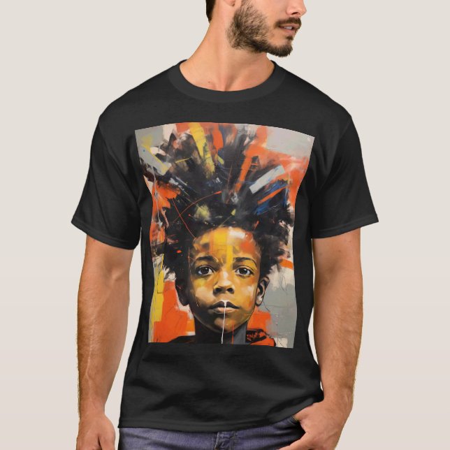 T-shirt L'histoire noire célèbre l'art du Mois afro-améric (Devant)