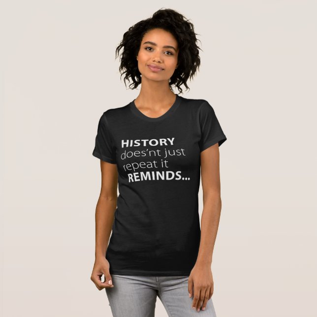 T-shirt L'histoire rappelle (Devant entier)