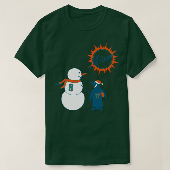 T-shirt L'hiver des reins des dauphins (Design devant)