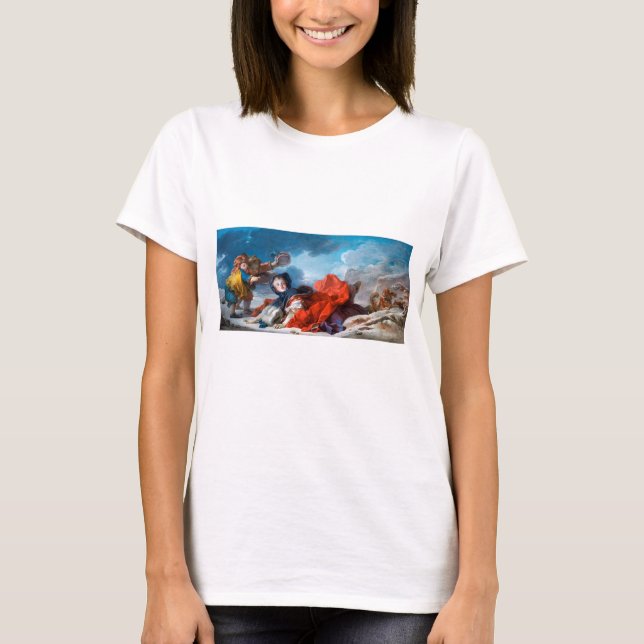 T-shirt L'Hiver, Fragonard (Devant)