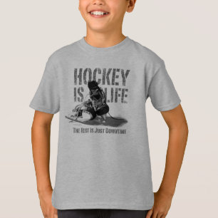 T-shirt L'hockey est la vie