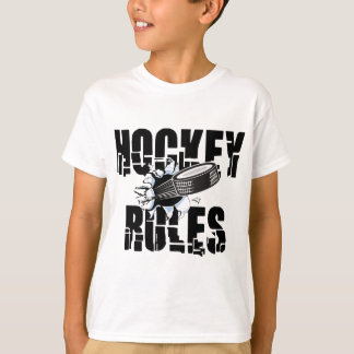 T-shirt L'hockey ordonne des enfants
