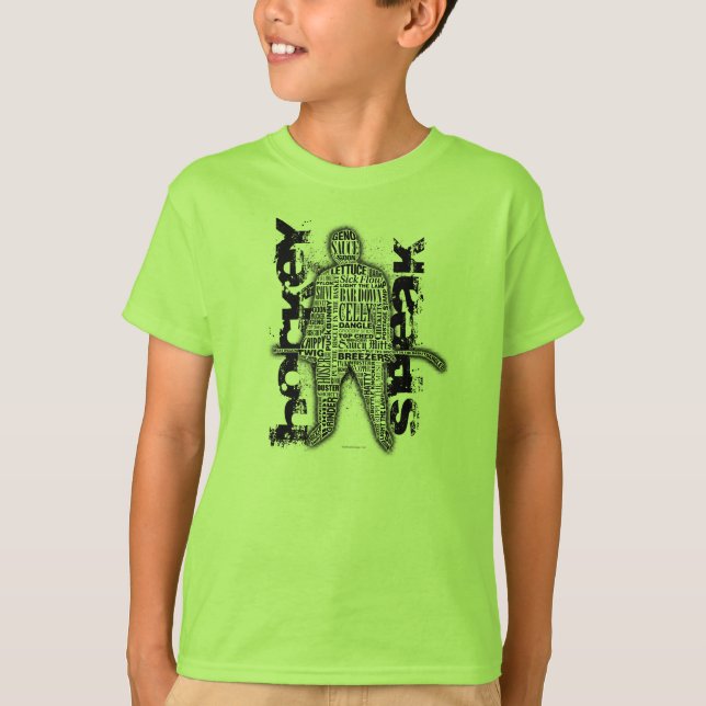 T-shirt L'hockey parlent (Devant)