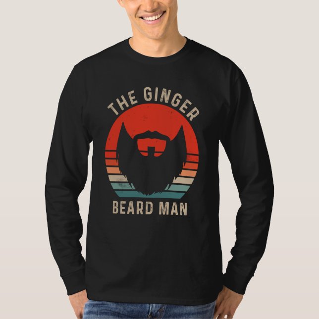 T-shirt L'homme à la barbe rousse (Devant)