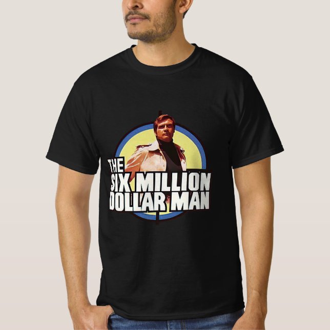 T-shirt L'homme à six millions de dollars (Devant)