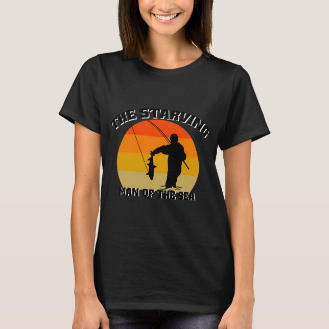 T-shirt L'homme affamé de la mer (Devant)