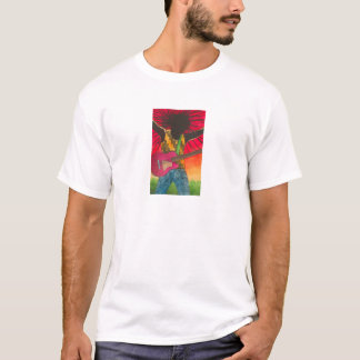 T-shirt L'homme de guitare par Karen chipe le studio