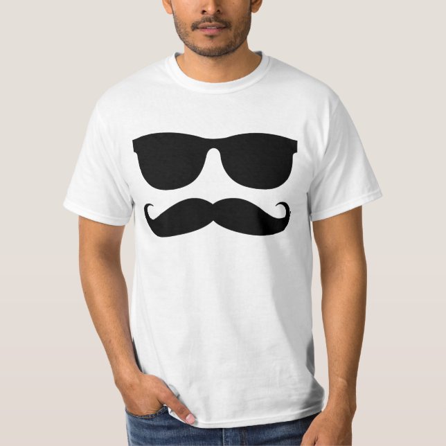 T-shirt L'homme de moustache (Devant)