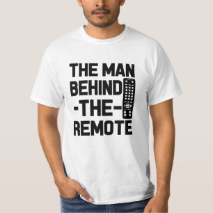 T-shirt L'homme derrière la chemise des hommes drôles à