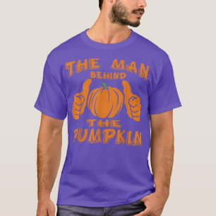 T-shirt L'Homme Derrière La Grossesse Du Père Citrouille H