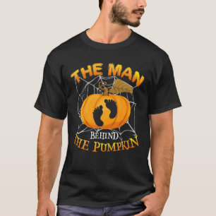 T-shirt L'Homme Derrière Le Père Citrouille Bébé Bientôt H