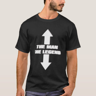 T-shirt L'Homme La Flèche Légende Pour Hommes Avec Bon Ego